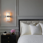 Vellina - Luxury Crystal Wall Lamp - Stainless Steel & Crystal