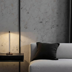 Vellina - Minimalist LED Table Lamp - Modern Matte Black Aluminum