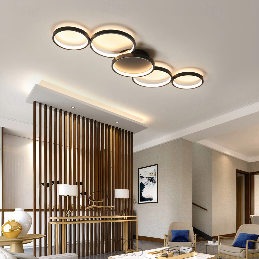 Vellina - Modern Design Ceiling Lamp - LED Rings