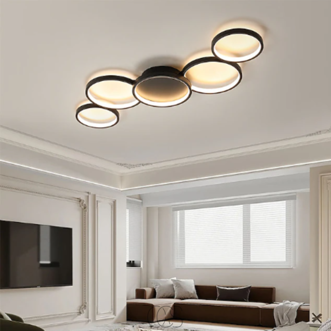 Vellina - Modern Design Ceiling Lamp - LED Rings
