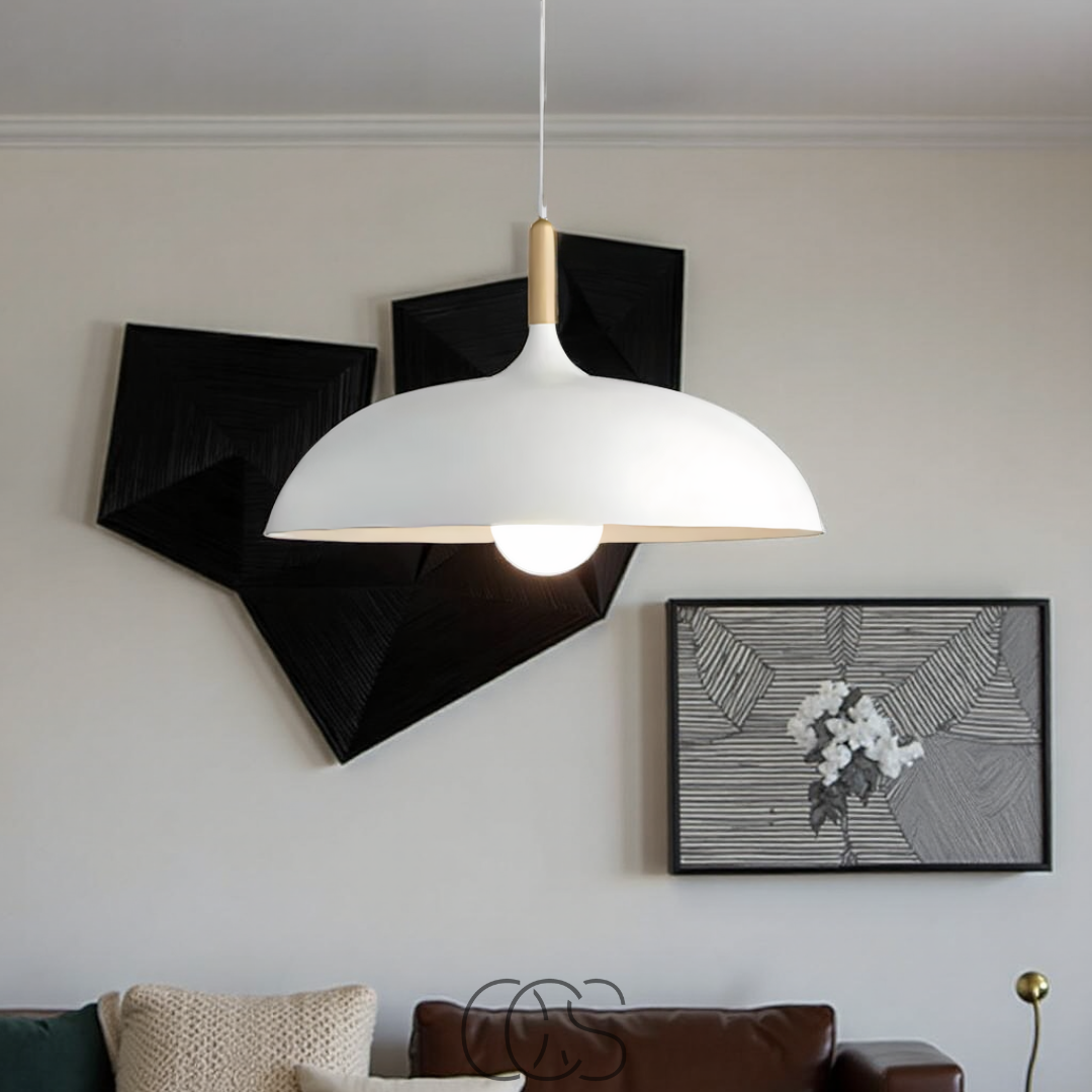Vellina - Modern Matte Black Ceiling Lamp