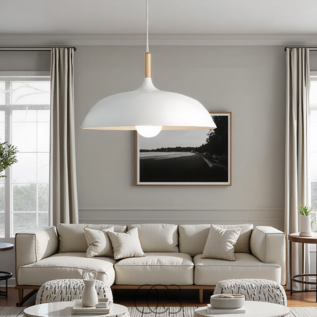Vellina - Modern Matte Black Ceiling Lamp