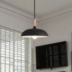 Vellina - Modern Matte Black Ceiling Lamp