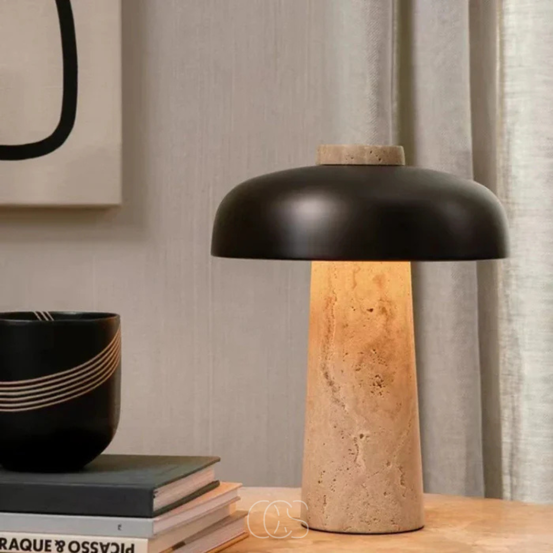 Vellina - Modern Stone Table Lamp