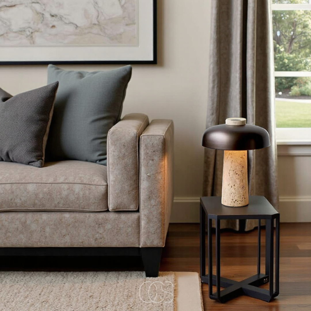 Vellina - Modern Stone Table Lamp