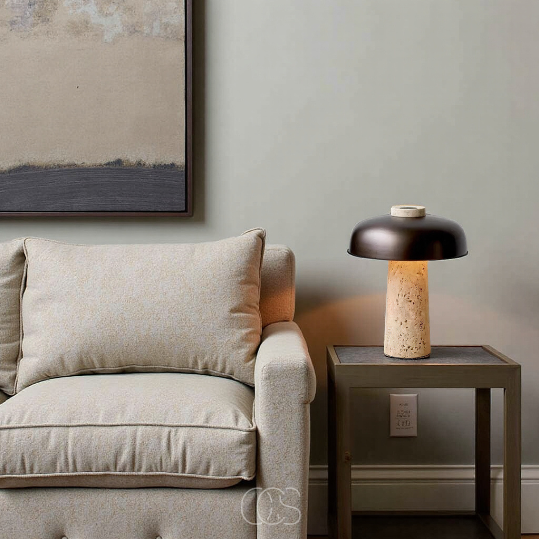Vellina - Modern Stone Table Lamp