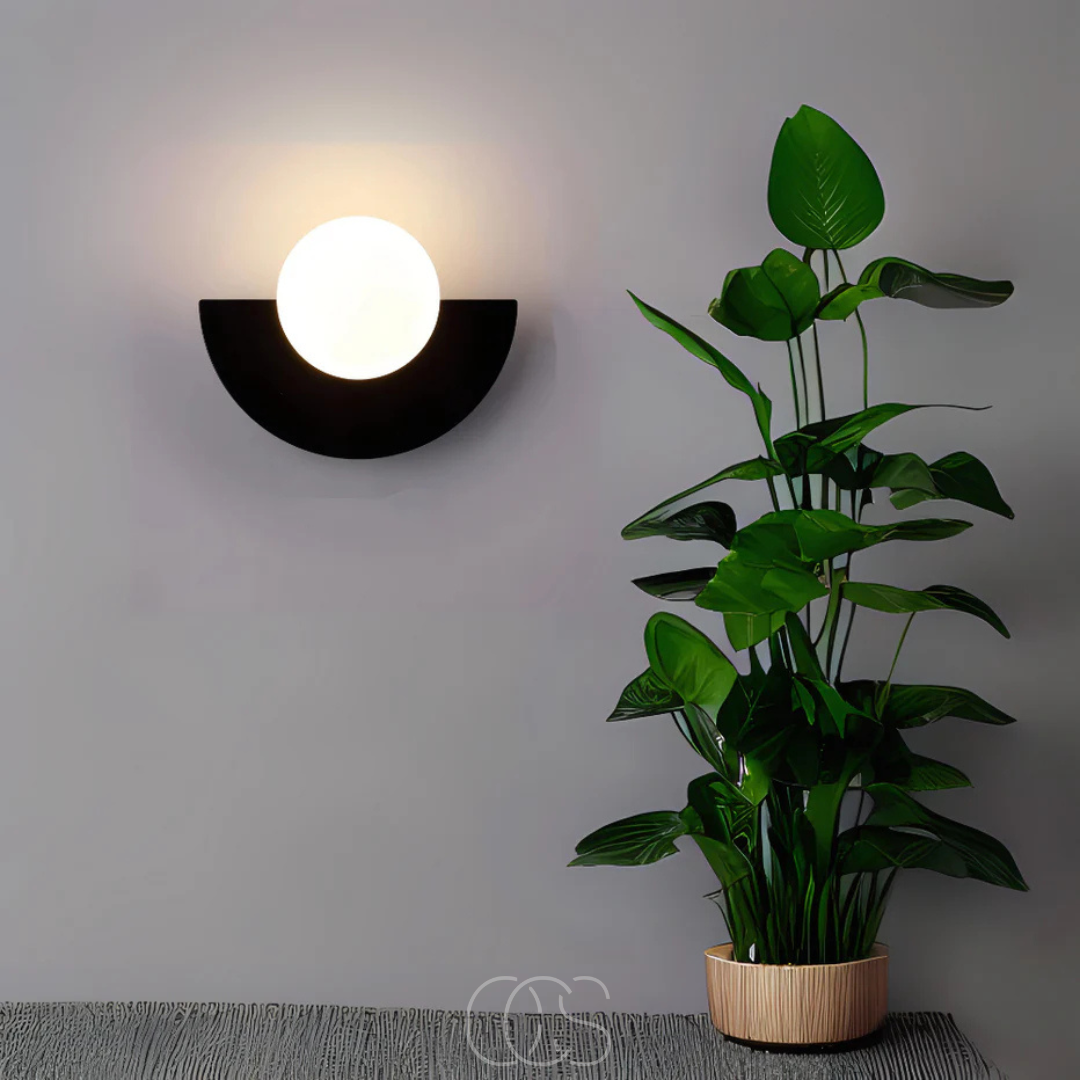 Vellina - Nordic Half-Circular Wall Lamp – Scandinavian Design