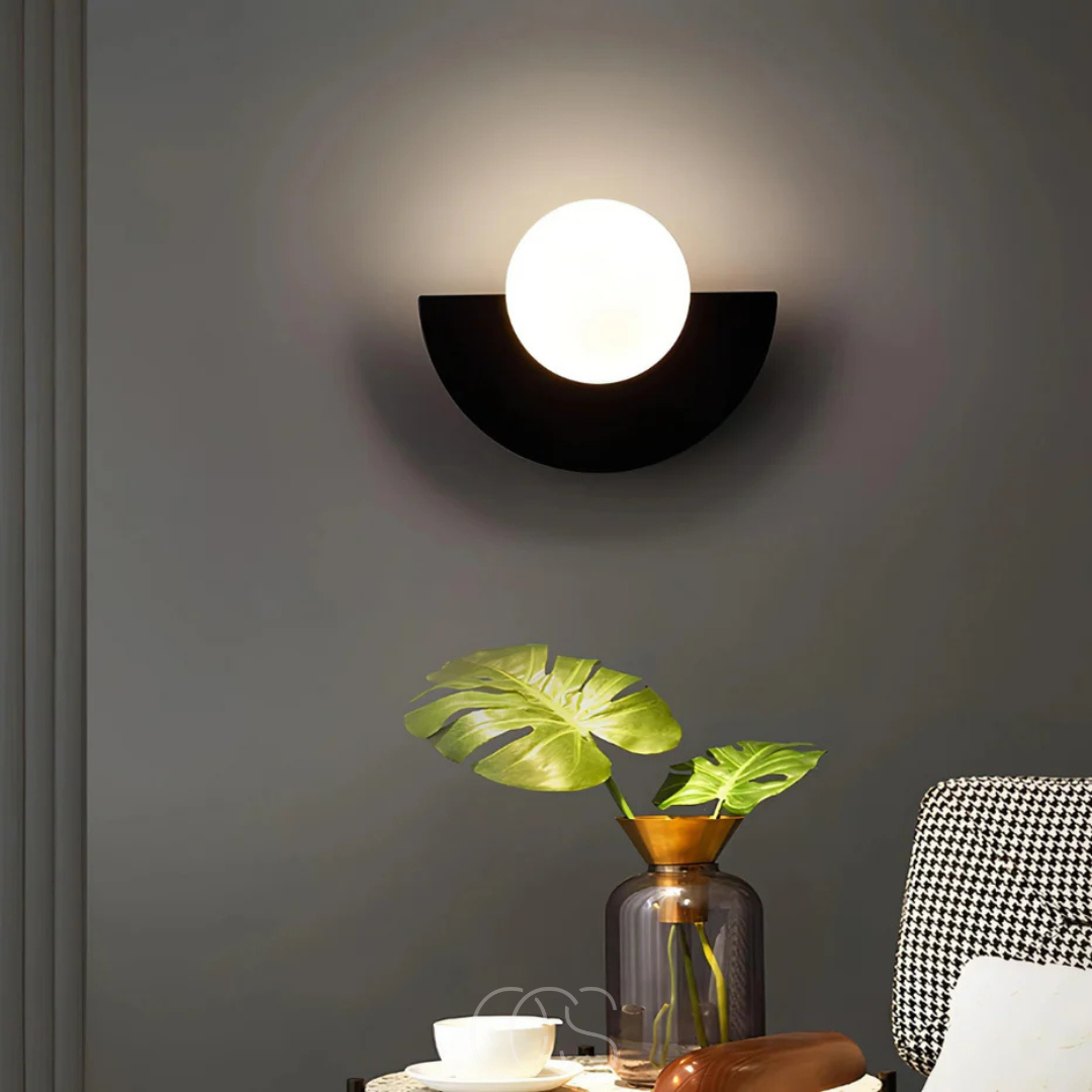 Vellina - Nordic Half-Circular Wall Lamp – Scandinavian Design