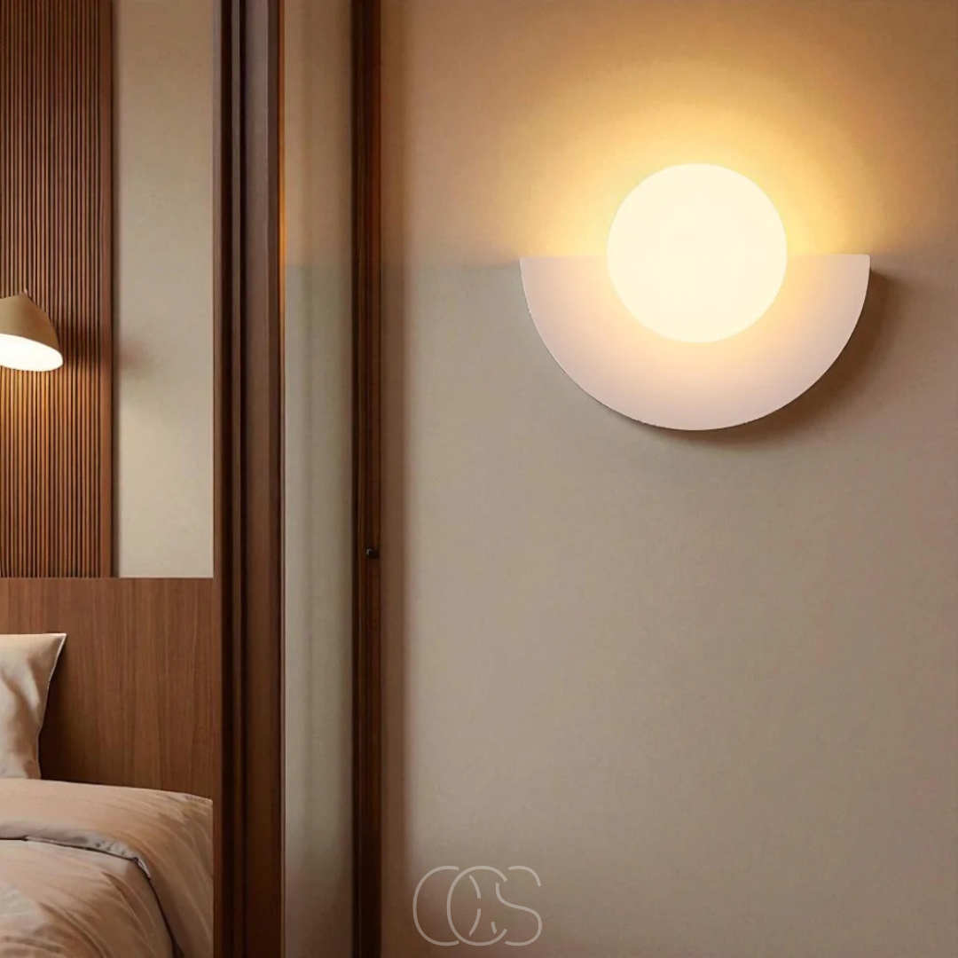 Vellina - Nordic Half-Circular Wall Lamp – Scandinavian Design