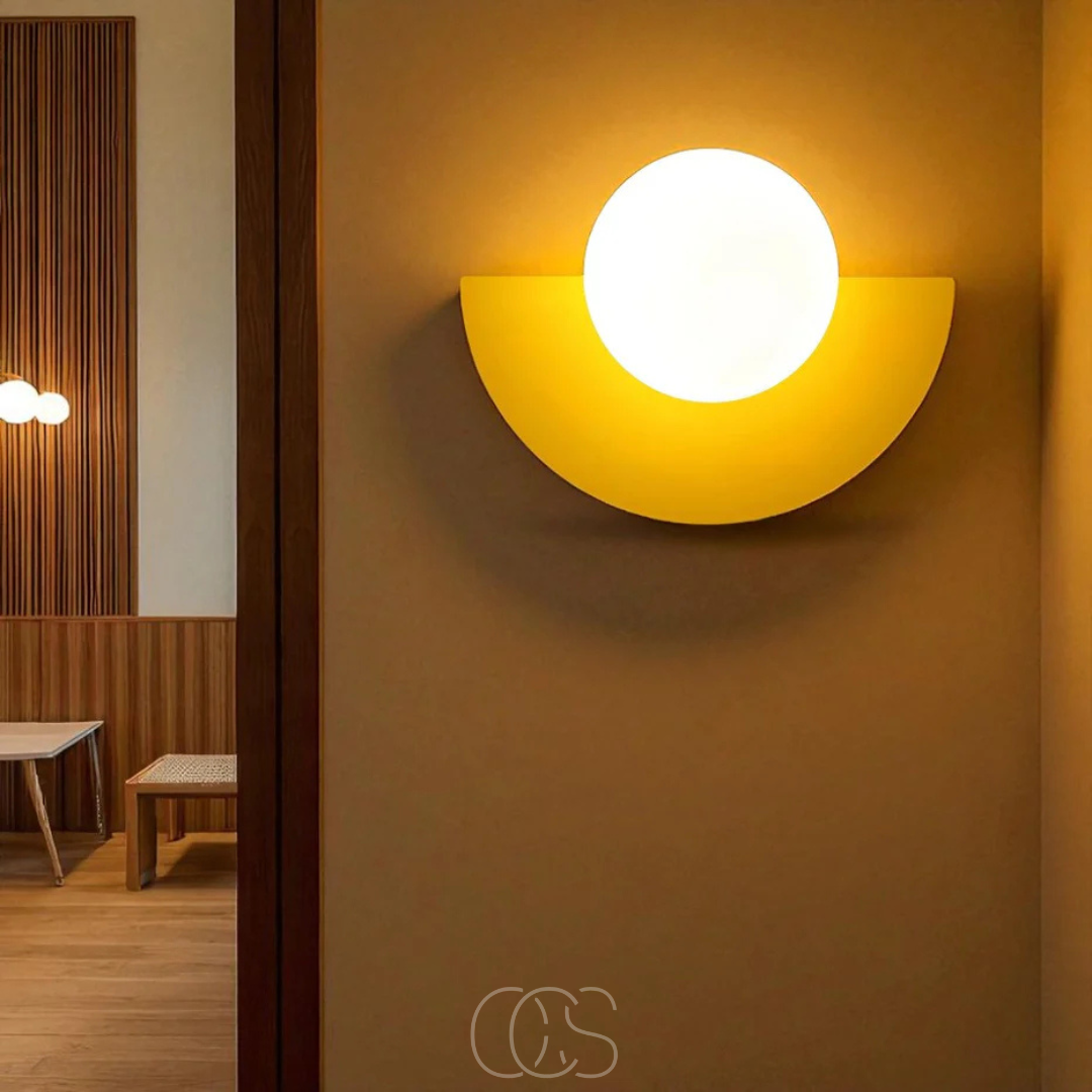 Vellina - Nordic Half-Circular Wall Lamp – Scandinavian Design