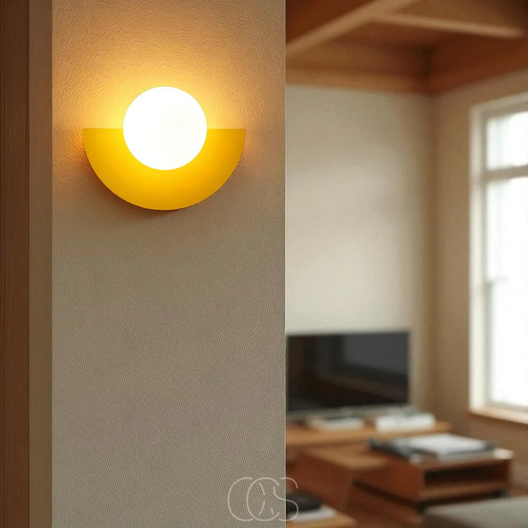 Vellina - Nordic Half-Circular Wall Lamp – Scandinavian Design