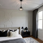 Vellina - Nordic Pendant Lamp with Spherical Glass - Black Design