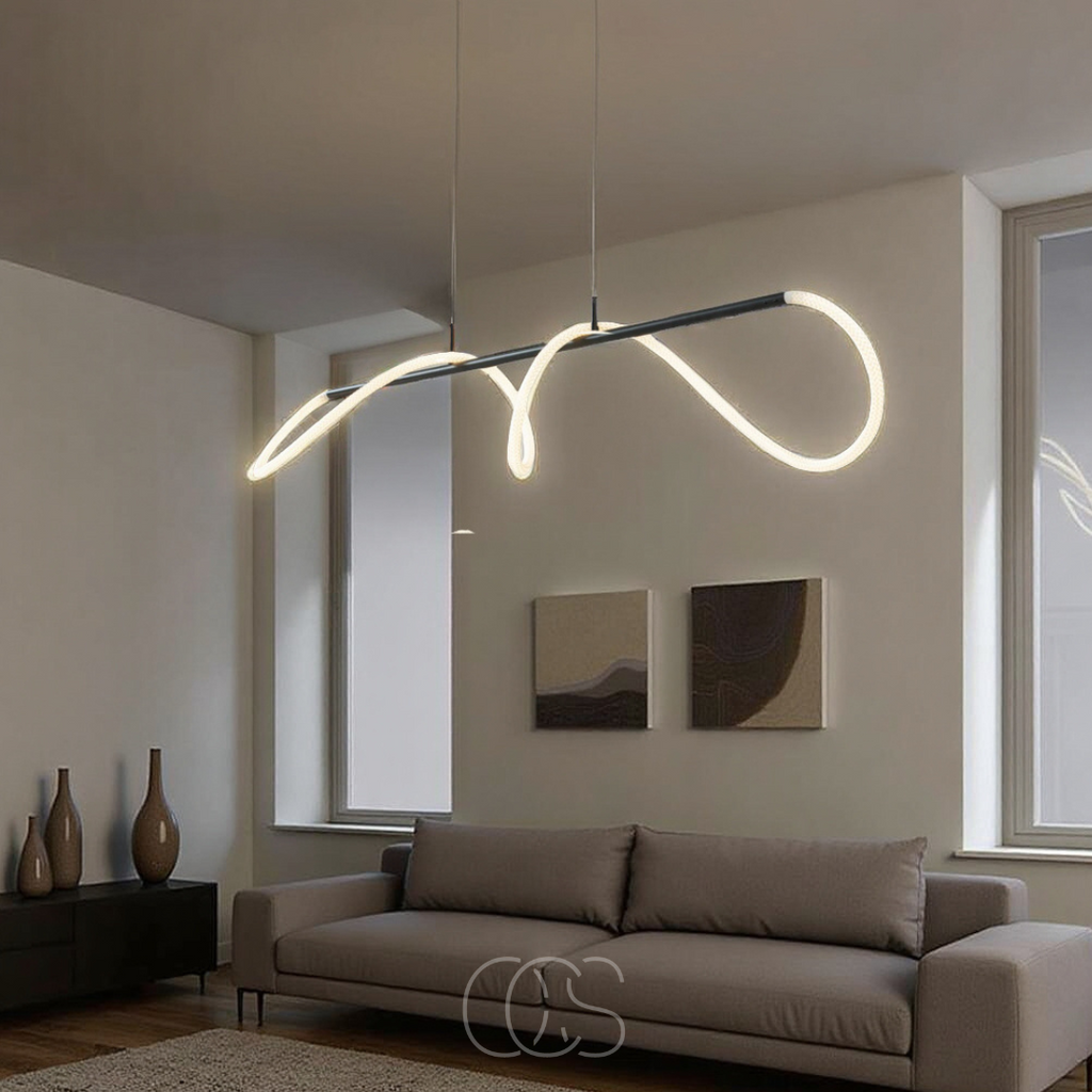 Vellina - Pendant lamp with LED tubes - Modern design