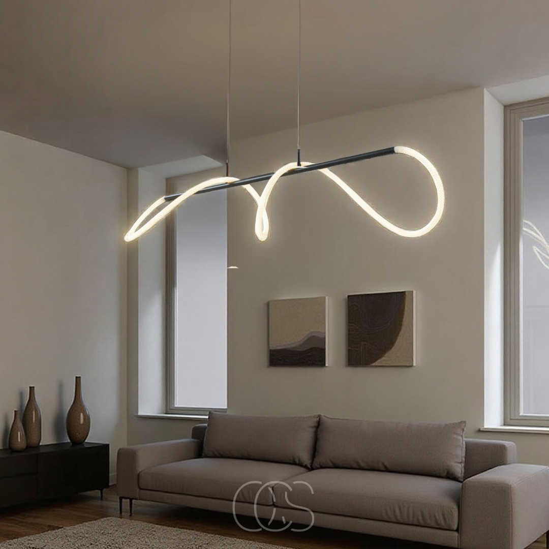 Vellina - Pendant lamp with LED tubes - Modern design