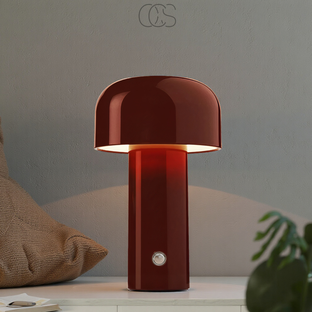 Vellina - Retro Table Lamp – wireless, dimmable & can be placed anywhere