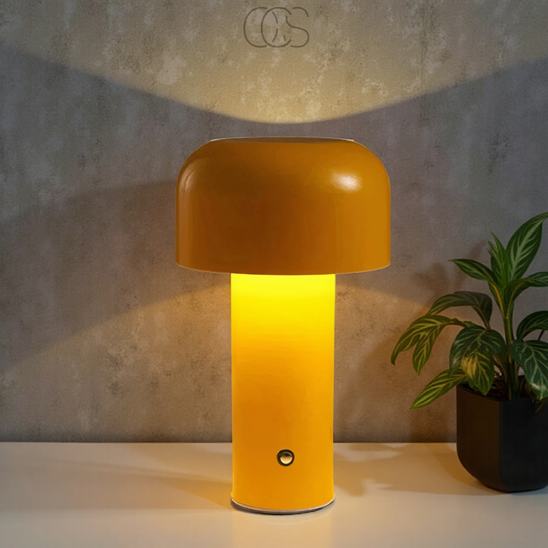 Vellina - Retro Table Lamp – wireless, dimmable & can be placed anywhere