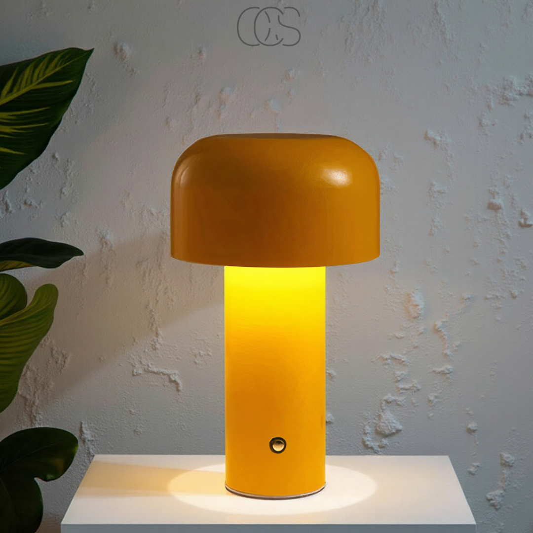 Vellina - Retro Table Lamp – wireless, dimmable & can be placed anywhere