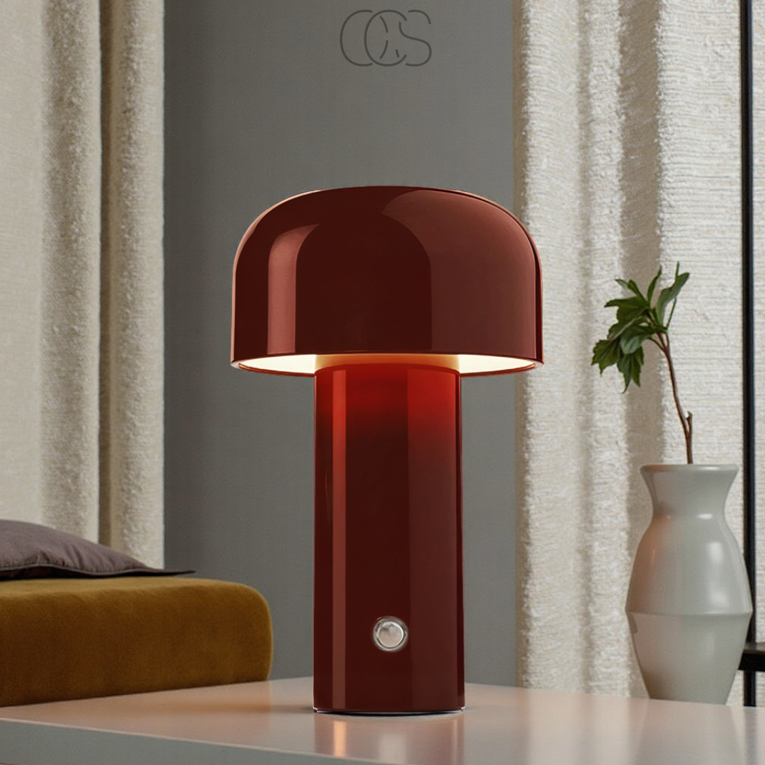 Vellina - Retro Table Lamp – wireless, dimmable & can be placed anywhere