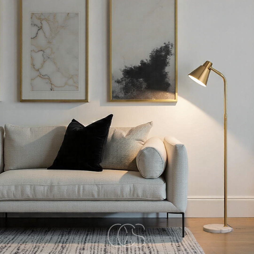 Vellina - Shine Floor Lamp - Dimmable & Warm Light
