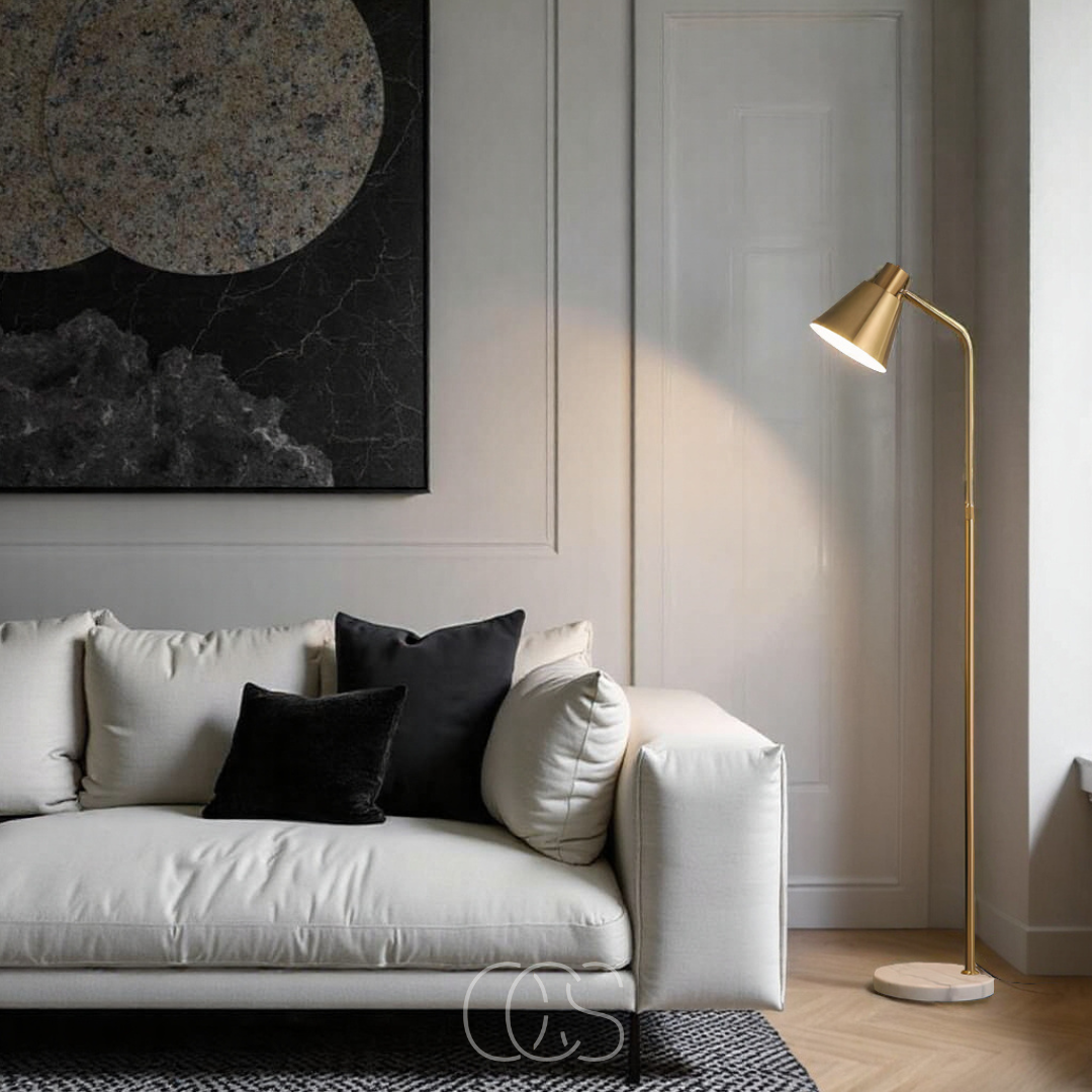 Vellina - Shine Floor Lamp - Dimmable & Warm Light