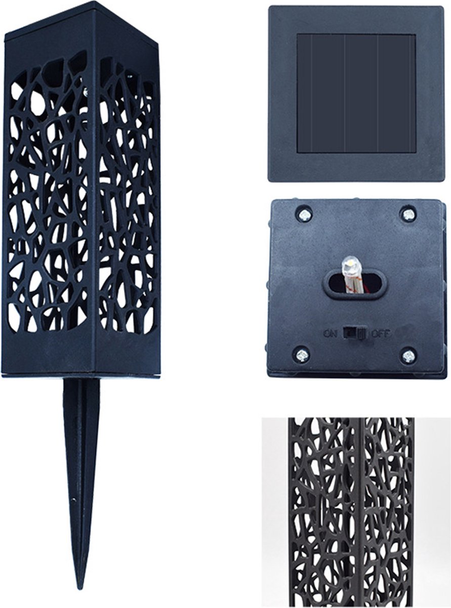 Vellina - Solar Garden Light Pole - Wireless Solar Outdoor Lamp