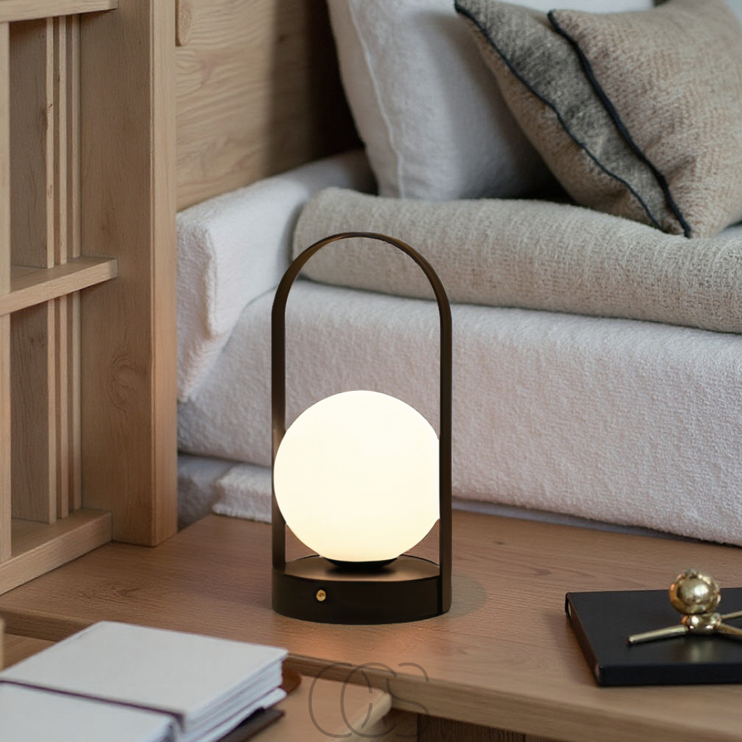 Vellina - Spherical Table Lamp - Wireless LED Night Light