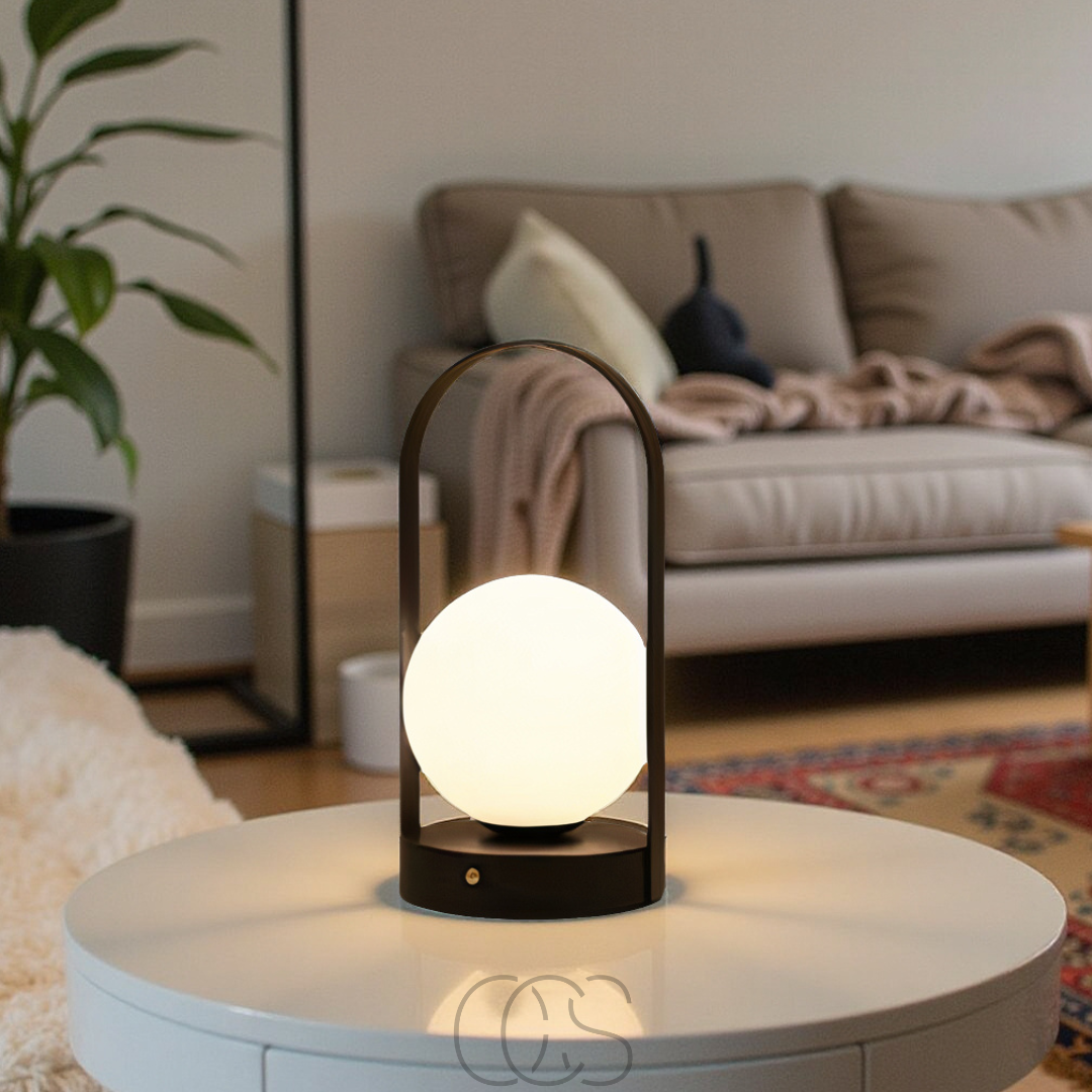 Vellina - Spherical Table Lamp - Wireless LED Night Light