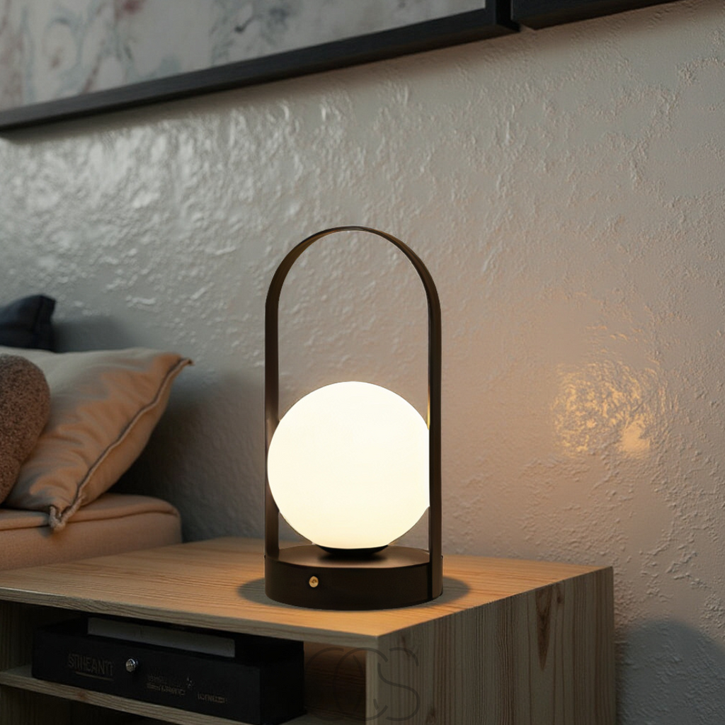 Vellina - Spherical Table Lamp - Wireless LED Night Light
