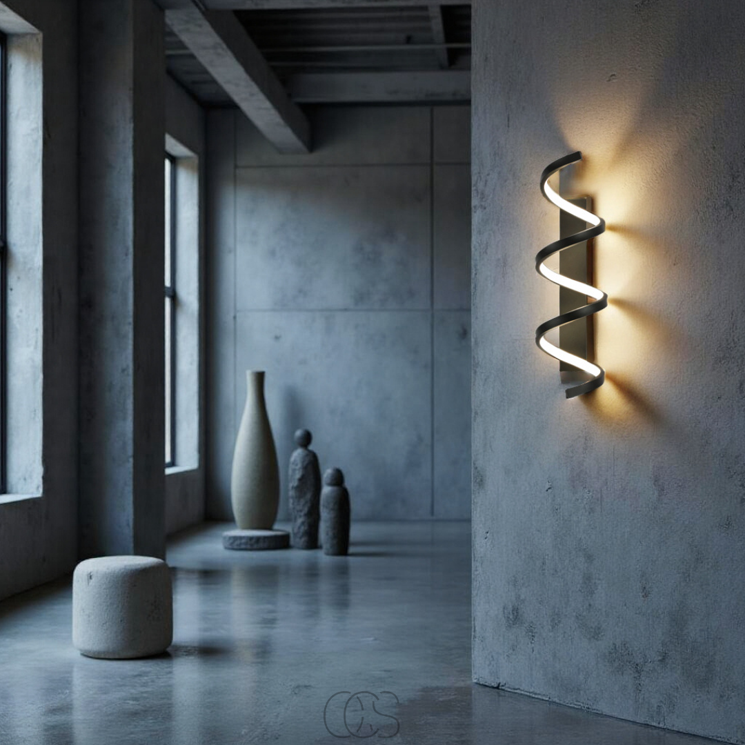 Vellina - Spiral LED wall lamp - Dimmable