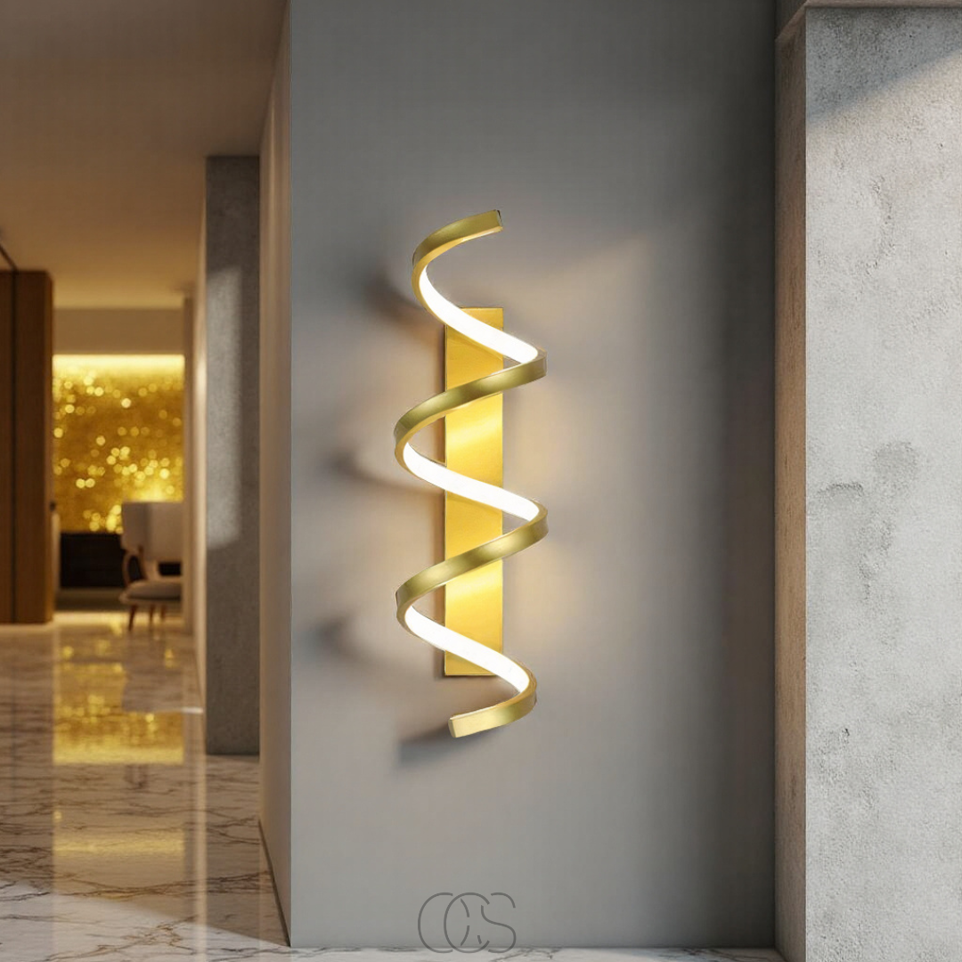 Vellina - Spiral LED wall lamp - Dimmable