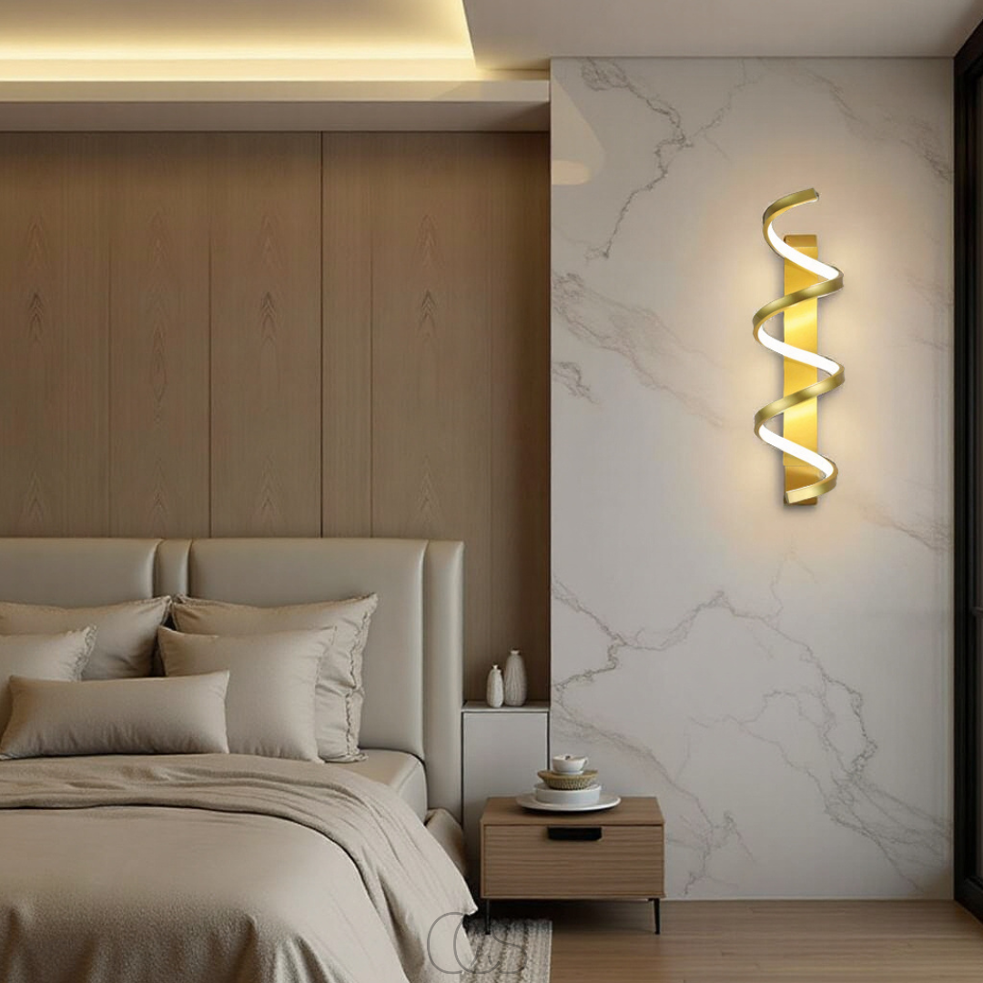 Vellina - Spiral LED wall lamp - Dimmable