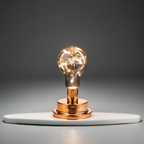 Vellina - Table Lamp with Light Bulb - Vintage Industrial Design