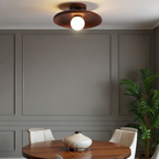 Vellina - Walnut Ceiling Lamp - Luxury Ceiling Lamp Wood