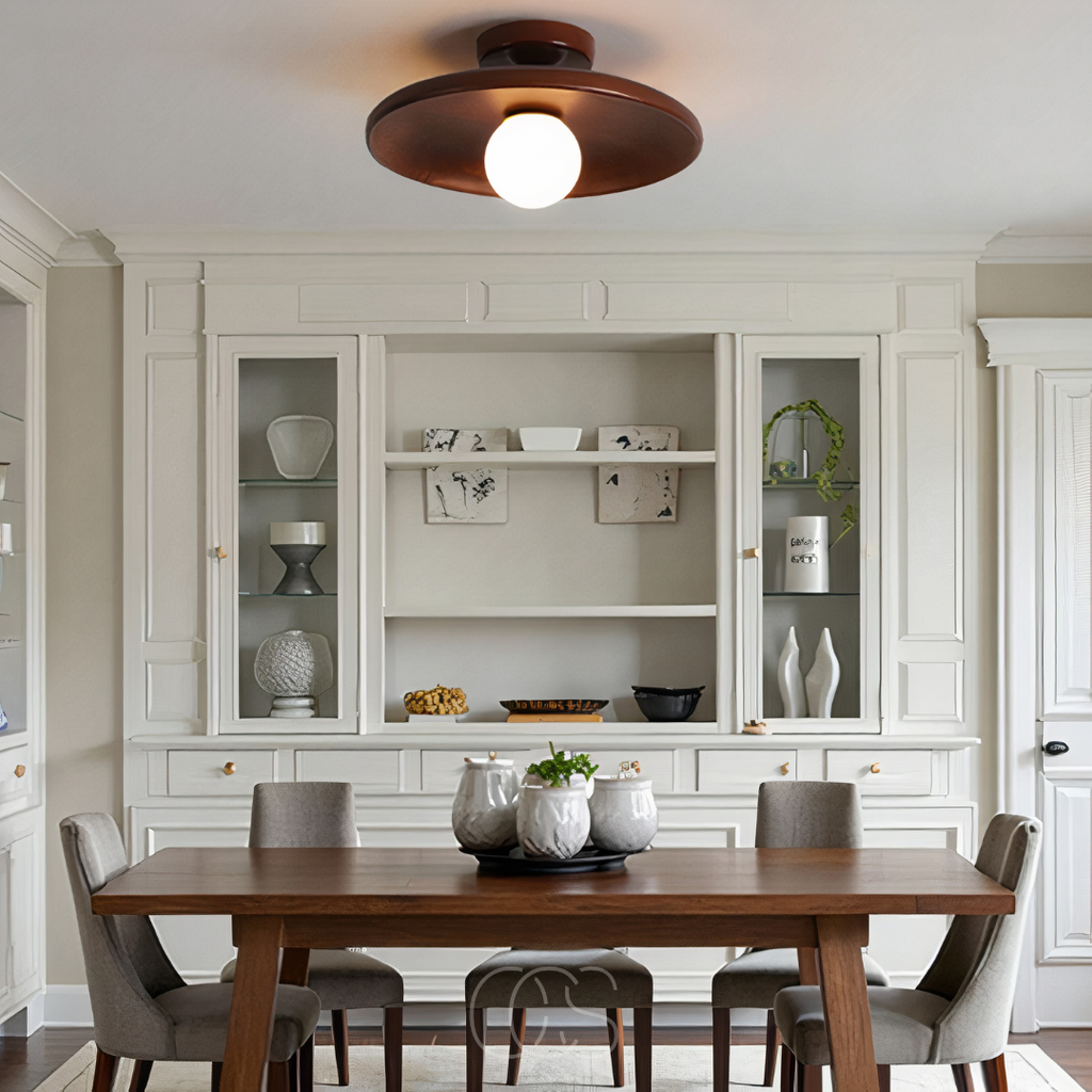 Vellina - Walnut Ceiling Lamp - Luxury Ceiling Lamp Wood