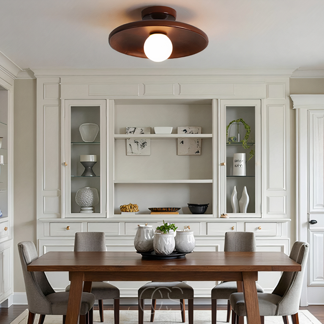 Vellina - Walnut Ceiling Lamp - Luxury Ceiling Lamp Wood