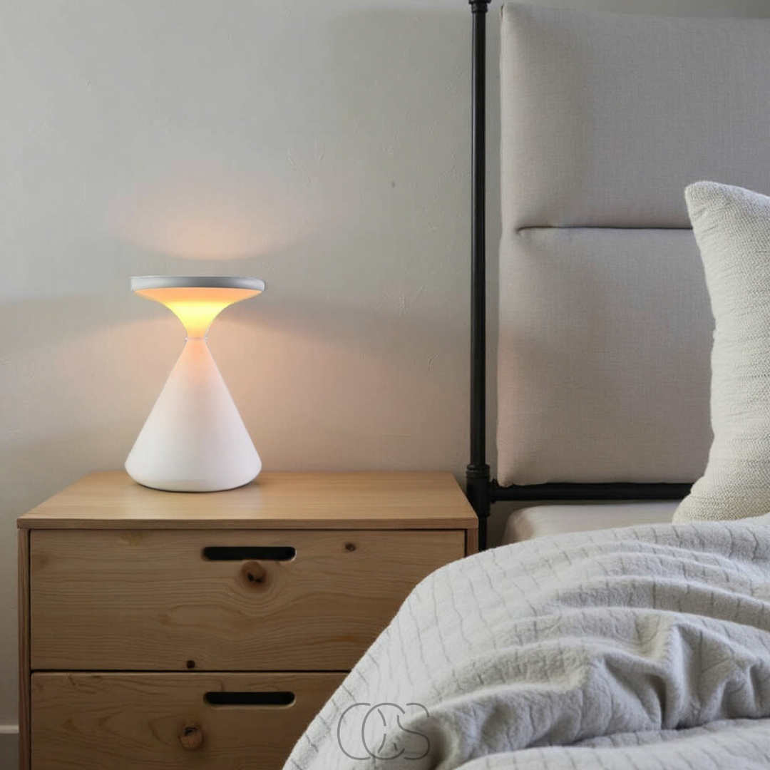Vellina - Wireless Hourglass table lamp