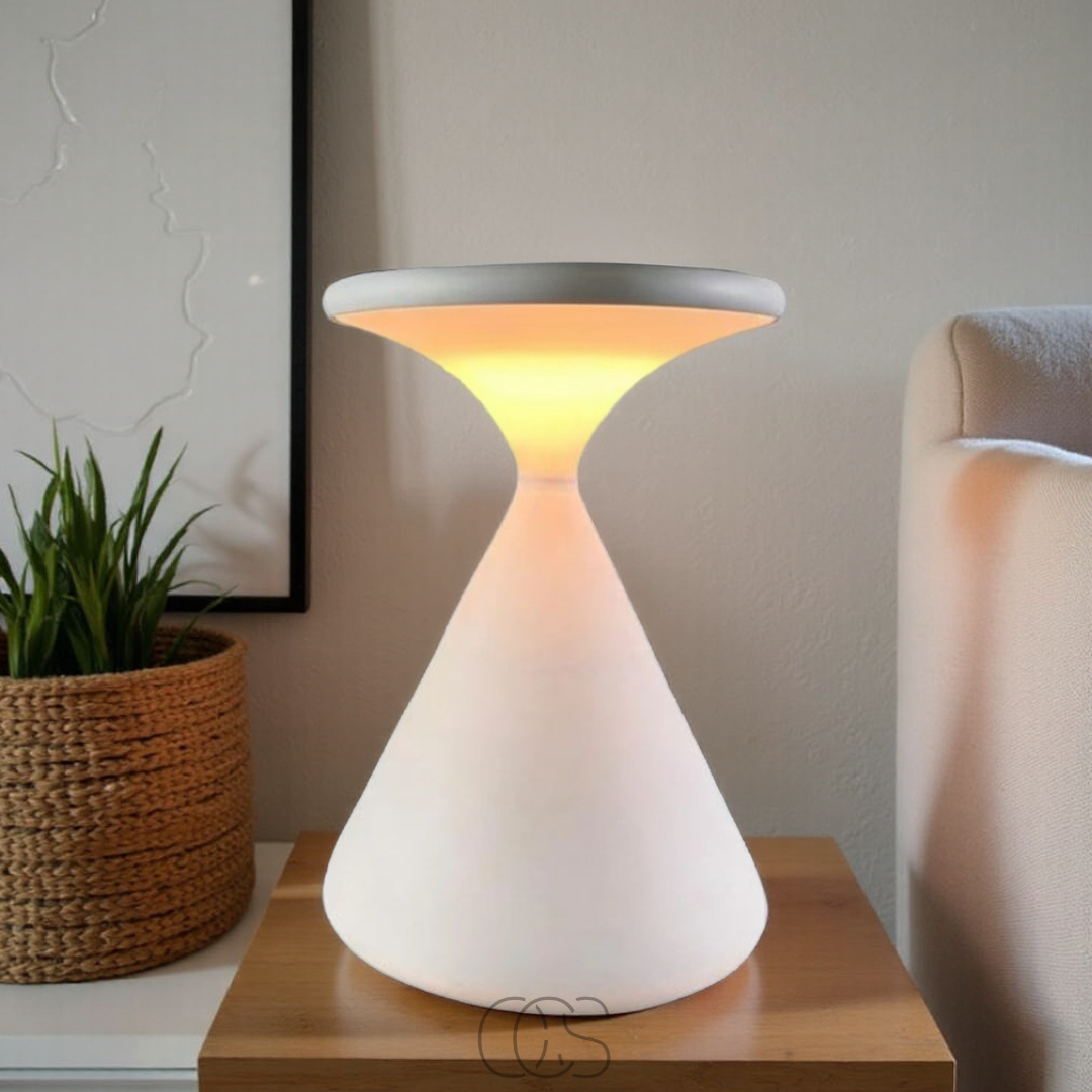 Vellina - Wireless Hourglass table lamp