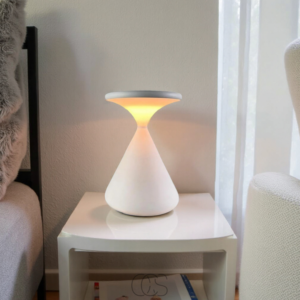 Vellina - Wireless Hourglass table lamp