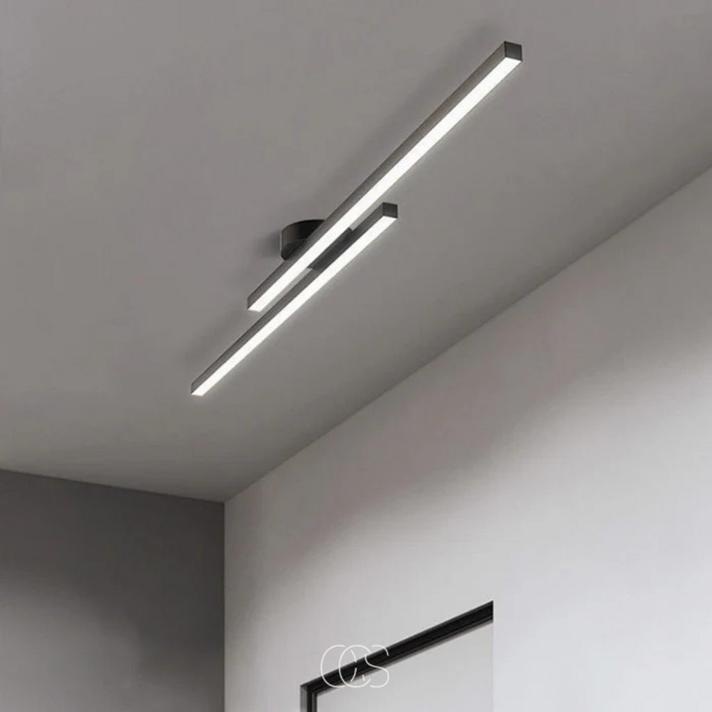 Vellina - modern aluminum ceiling lamp - Sleek ceiling lighting