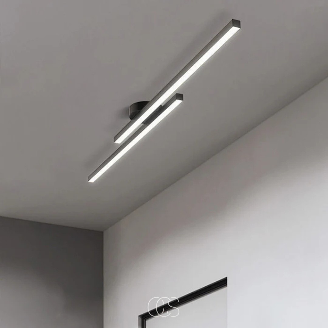Vellina - modern aluminum ceiling lamp - Sleek ceiling lighting