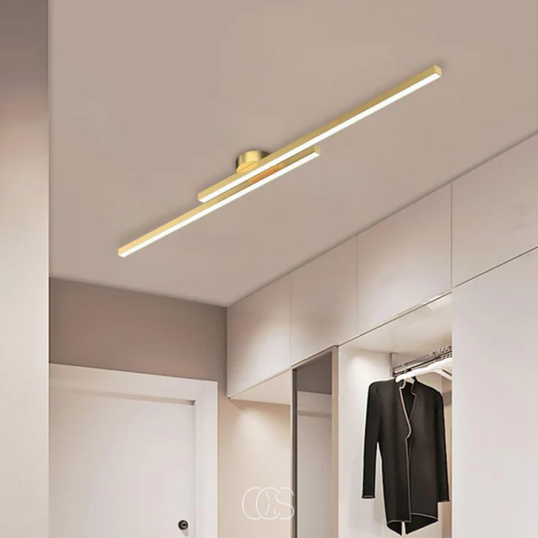 Vellina - modern aluminum ceiling lamp - Sleek ceiling lighting