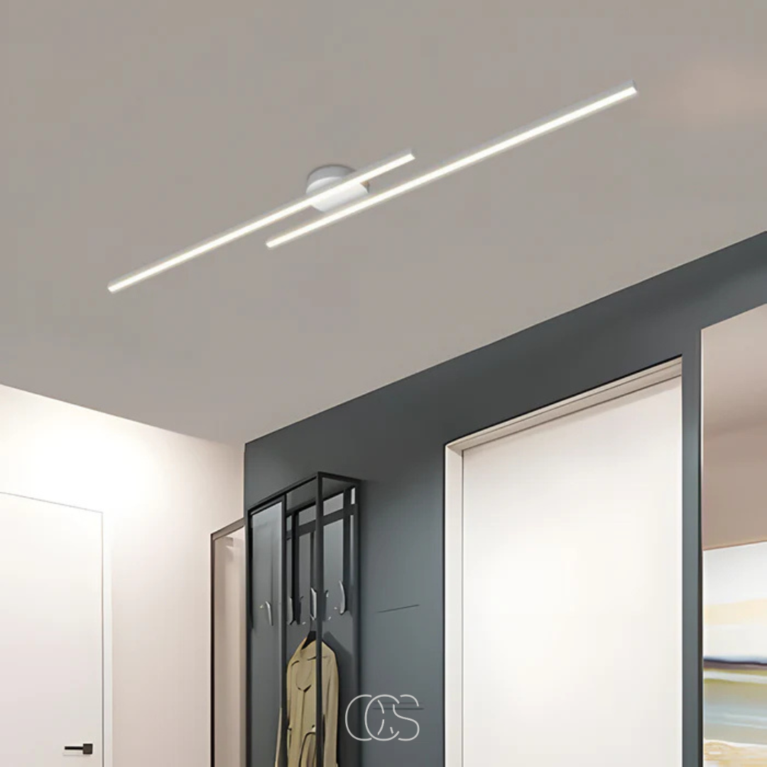Vellina - modern aluminum ceiling lamp - Sleek ceiling lighting