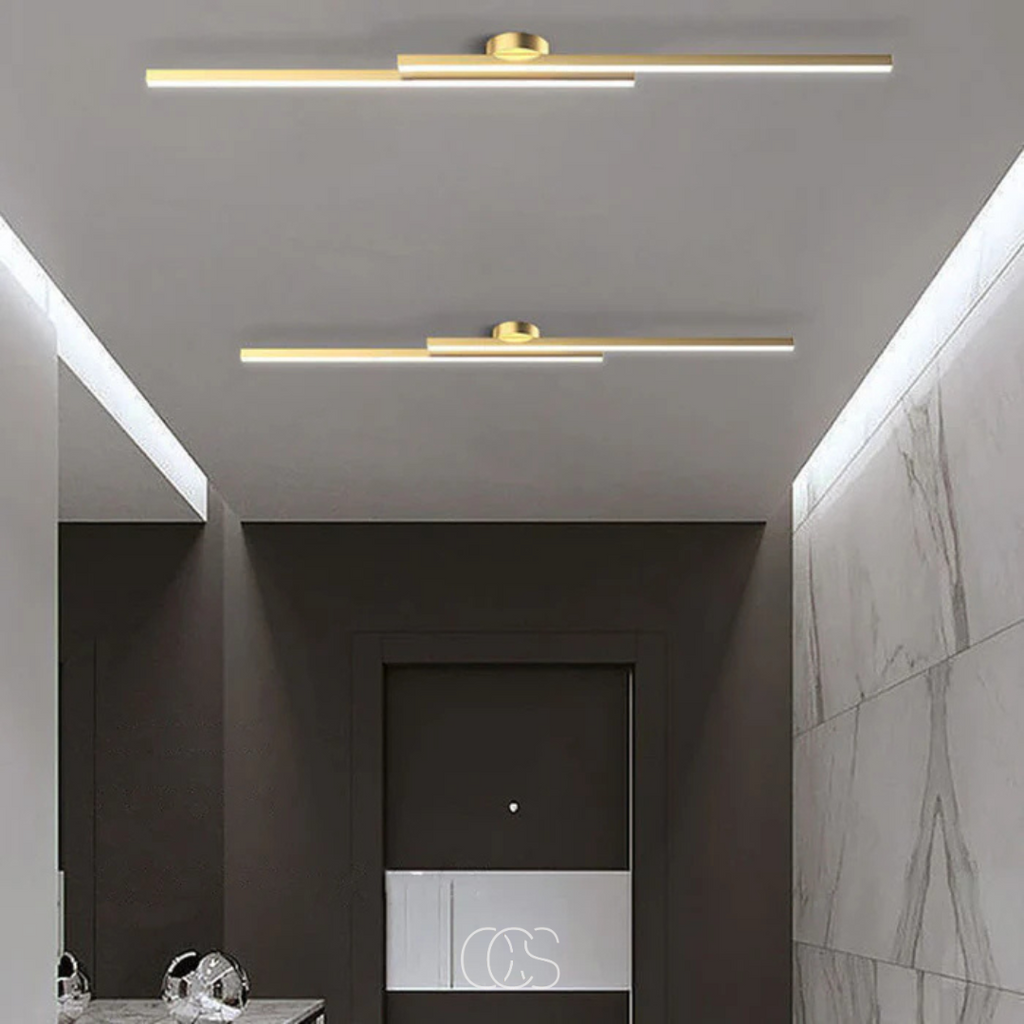 Vellina - modern aluminum ceiling lamp - Sleek ceiling lighting