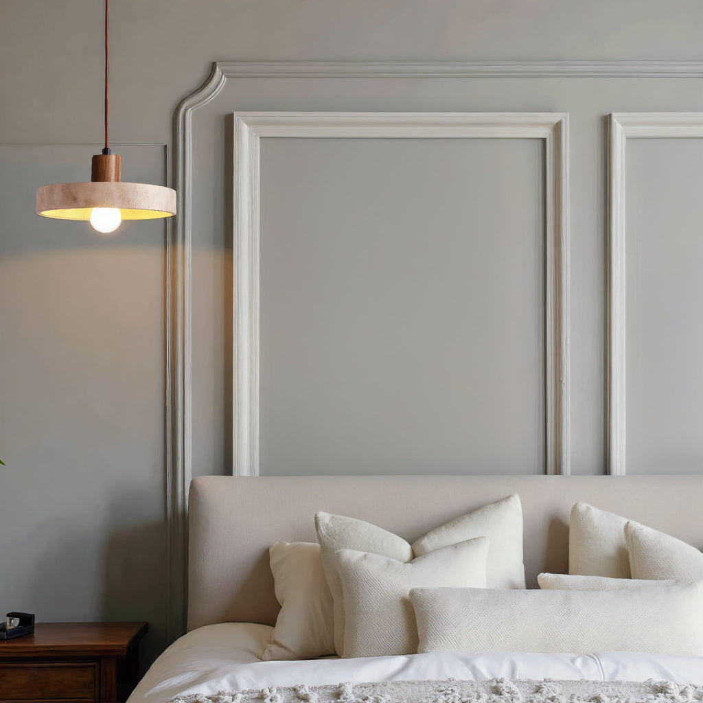 Vellina - pendant lamp in natural stone - Unique & Adjustable
