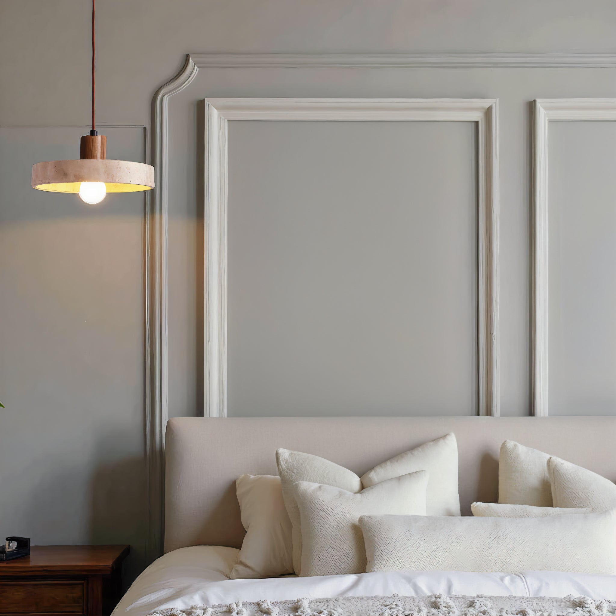 Vellina - pendant lamp in natural stone - Unique & Adjustable