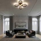 Vellina – Ceiling lamp LED Klaver – Modern design with atmospheric dimming function