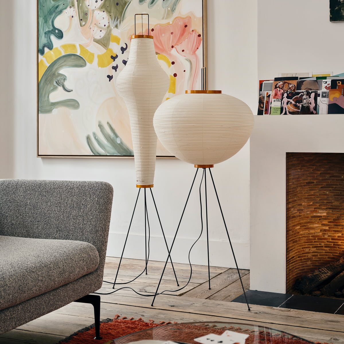 Hikaru – Rice Paper Floor Lamp