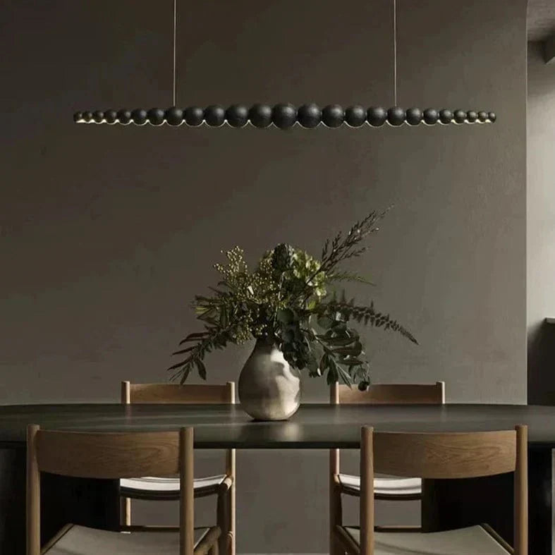 Arborcrest Wood Bead Chandelier