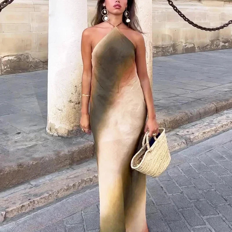 Robe Bohème Coucher de Soleil