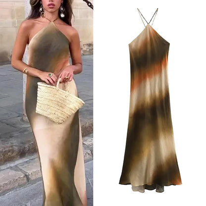 Robe Bohème Coucher de Soleil